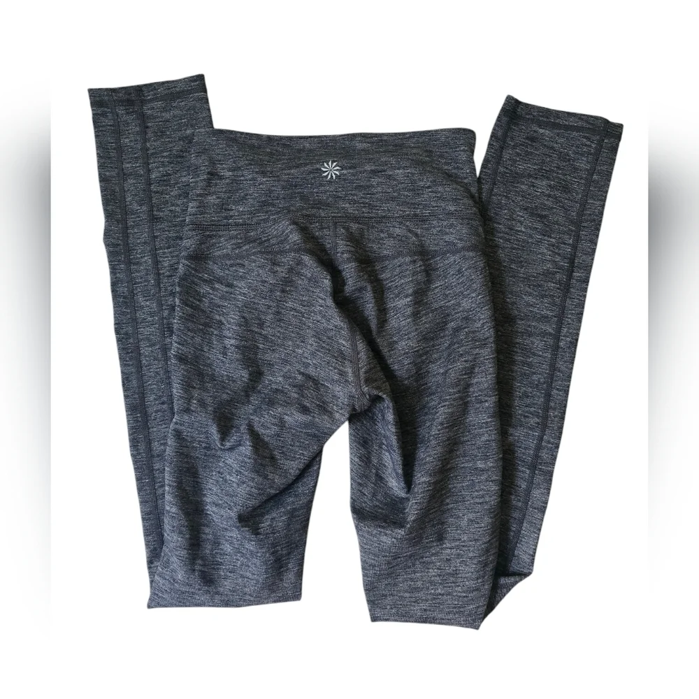 Athleta Gray Leggings with Stretchy Fit and Wide Waistband size xxs